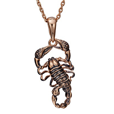 Золотая подвеска с эмалью