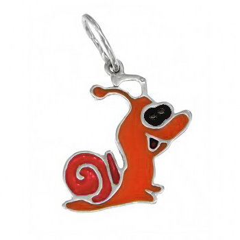 Серебряная подвеска с эмалью