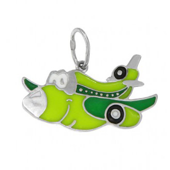 Серебряная подвеска с эмалью