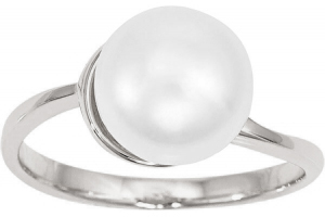 Серебряное кольцо с жемчугом