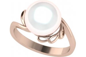 Золотое кольцо с жемчугом