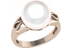 Золотое кольцо с жемчугом