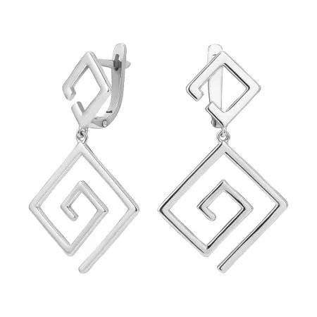 Серебряные cерьги висячие