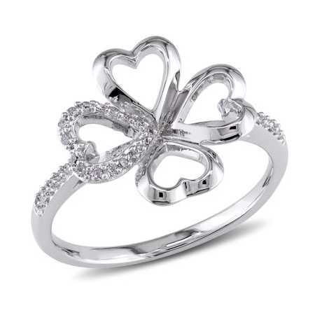 Серебряное кольцо с фианитом