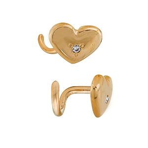 Серьга д/пирсинга из золота 