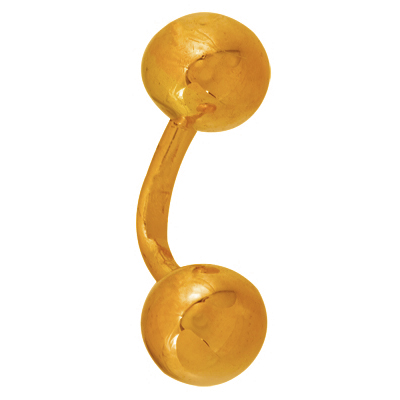 Серьга д/пирсинга из золота 