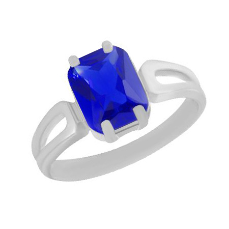 Серебряное кольцо с фианитом