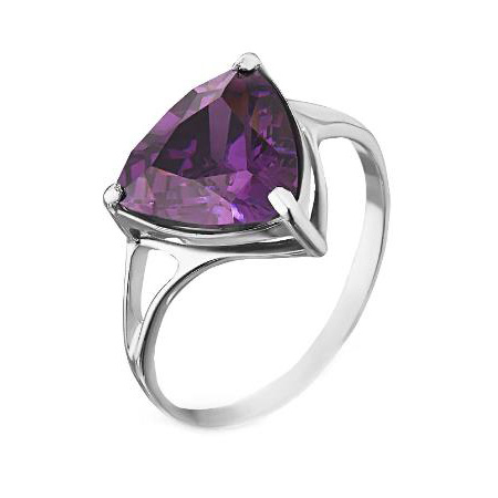 Серебряное кольцо с фианитом