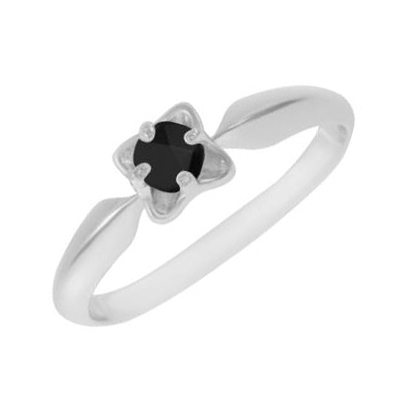 Серебряное кольцо с фианитом