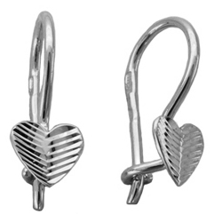 Серебряные cерьги классические