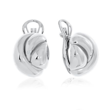 Серебряные cерьги классические