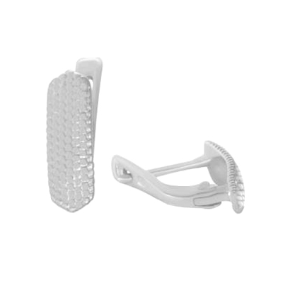 Серебряные cерьги классические