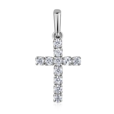 Серебряная подвеска с фианитом
