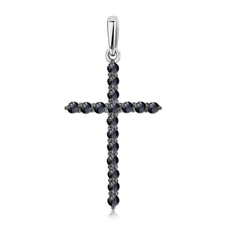 Серебряная подвеска с ситаллом