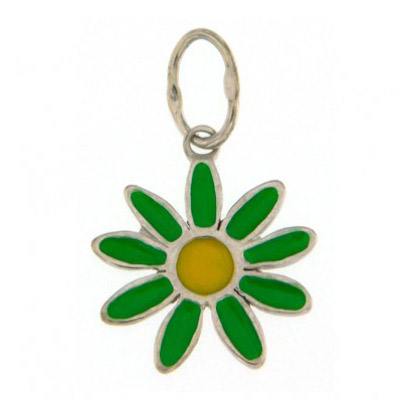 Серебряная подвеска с эмалью