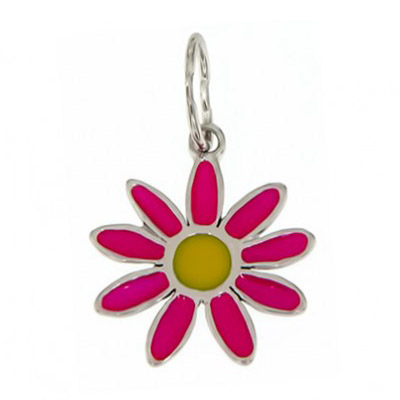 Серебряная подвеска с эмалью