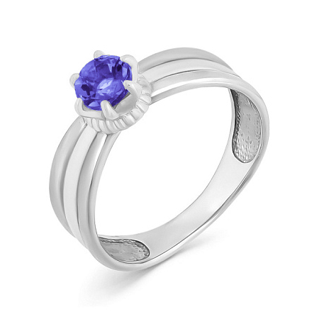 Серебряное кольцо с топазом