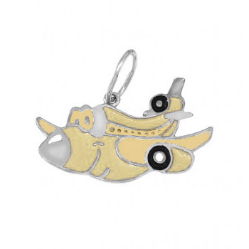 Серебряная подвеска с эмалью