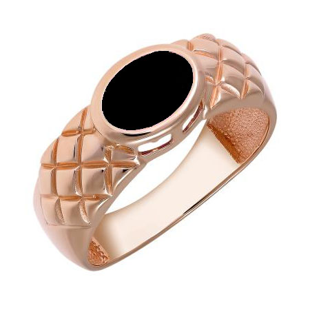 Золотое кольцо с агатом