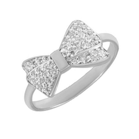 Серебряное кольцо с фианитом