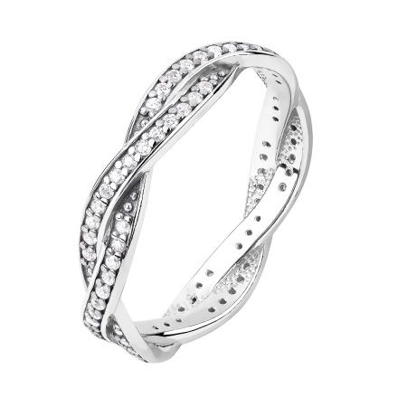 Серебряное кольцо с фианитом