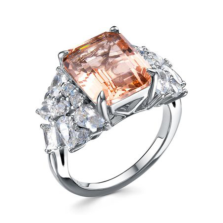 Серебряное кольцо с фианитом