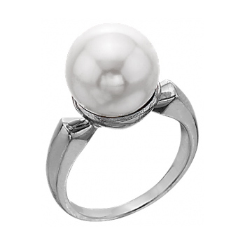 Серебряное кольцо с жемчугом