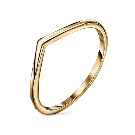 Серебряное кольцо с позолотой