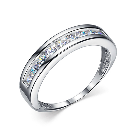 Серебряное кольцо с фианитом