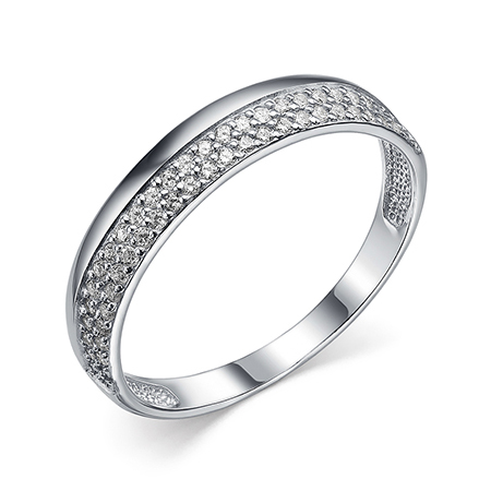 Серебряное кольцо с фианитом