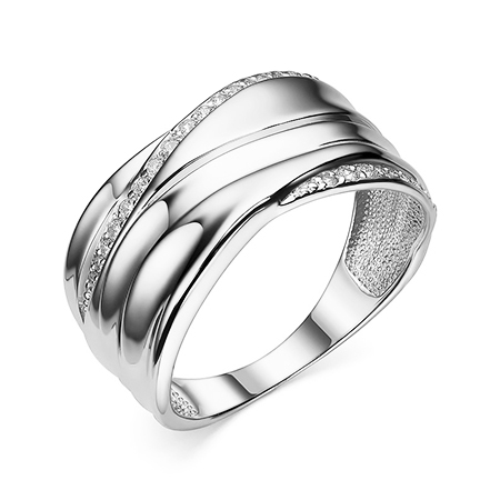 Серебряное кольцо с фианитом