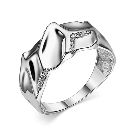 Серебряное кольцо с фианитом