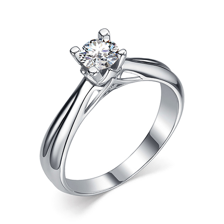 Серебряное кольцо с фианитом