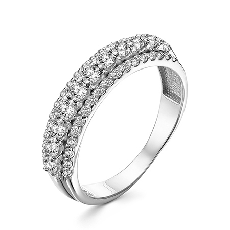 Серебряное кольцо с фианитом