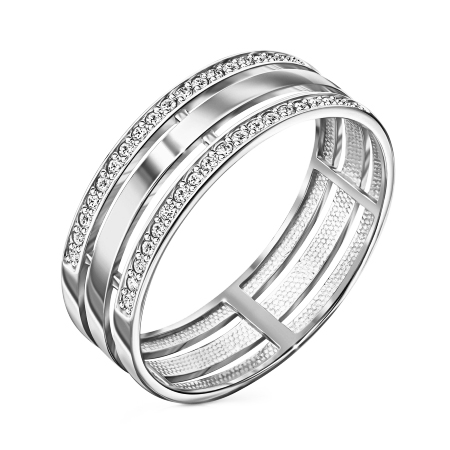 Серебряное кольцо с фианитом