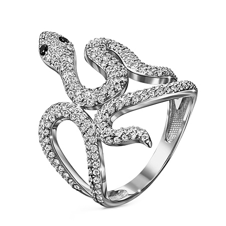 Серебряное кольцо с фианитом