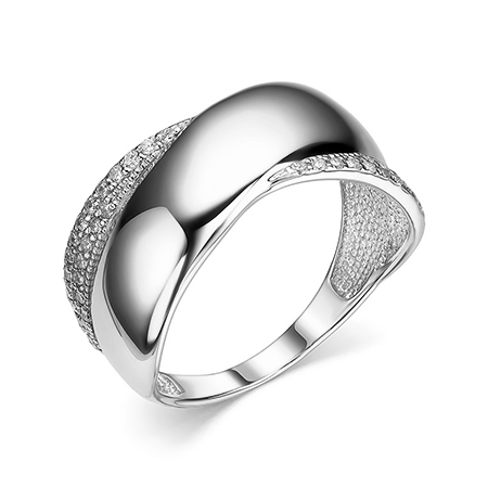Серебряное кольцо с фианитом