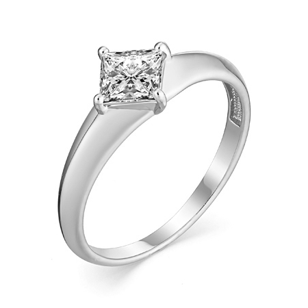 Серебряное кольцо с фианитом