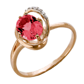 Золотое кольцо с рубином