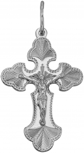 Крест из серебра 