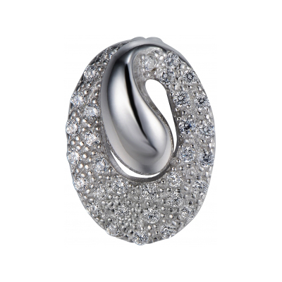 Серебряная подвеска с фианитом