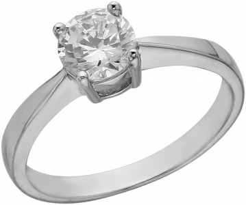 Серебряное кольцо с фианитом