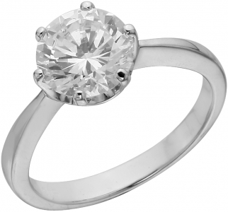 Серебряное кольцо с фианитом