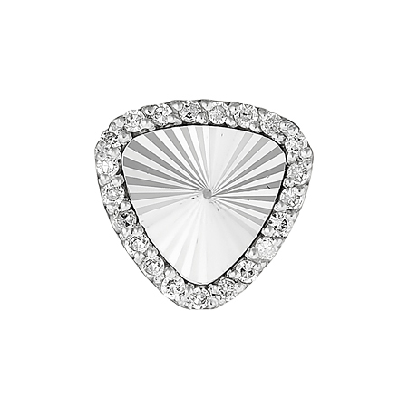 Золотая подвеска с бриллиантом