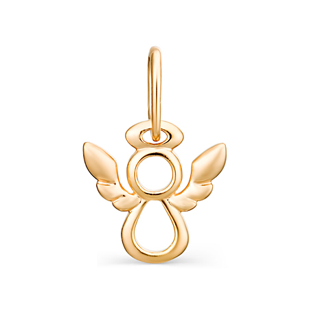 Серебряная подвеска с позолотой