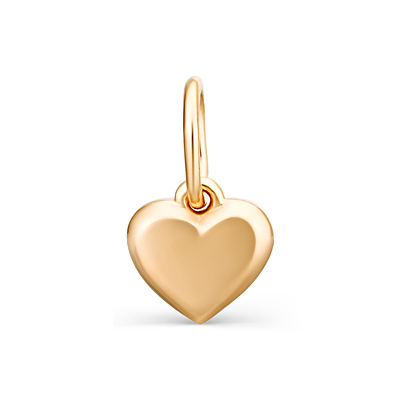 Серебряная подвеска с позолотой