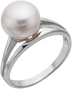 Серебряное кольцо с жемчугом