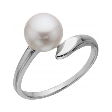 Серебряное кольцо с жемчугом