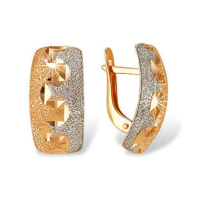 Золотые cерьги 