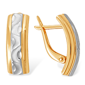 Золотые cерьги классические